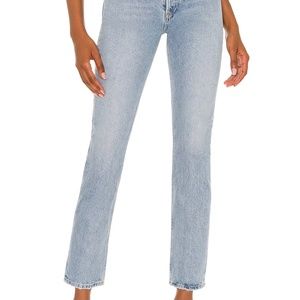 AGOLDE Riley High Rise Crop 30